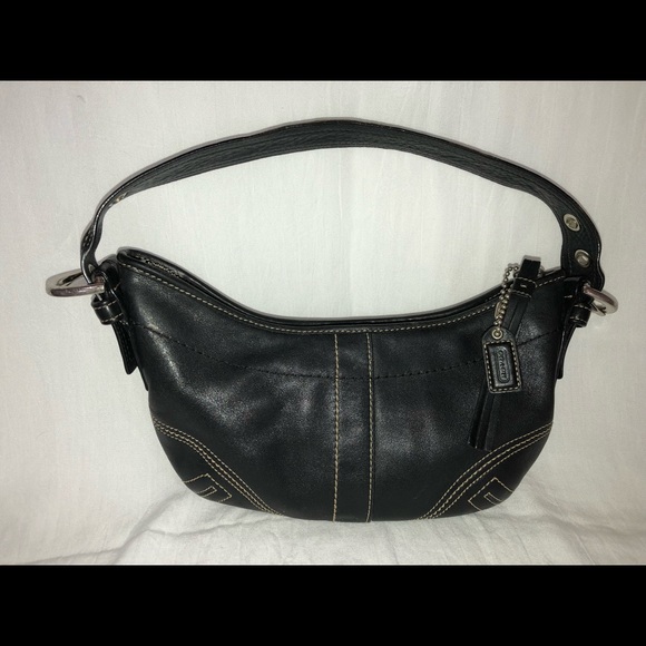 Coach Handbags - Black Coach Mini Shoulder Bag
